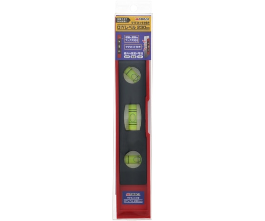 高儀 マグネット付きDIYレベル230mm 1個 (ご注文単位1個) 【直送品】