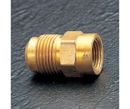 エスコ NPT3/8”x F1/2” ハーフユニオン (NPT-Flare) EA443M-34 1個 (ご注文単位1個) 【直送品】