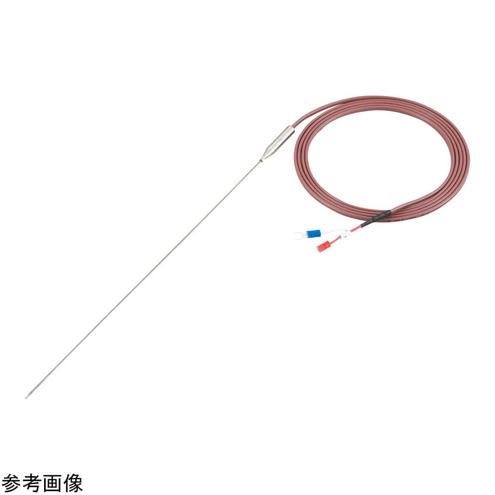 アズワン T熱電対 (シース型) M4Y端子 φ1.0mm 500mmT-10500-M4Y 1個 (ご注文単位1個) 【直送品】