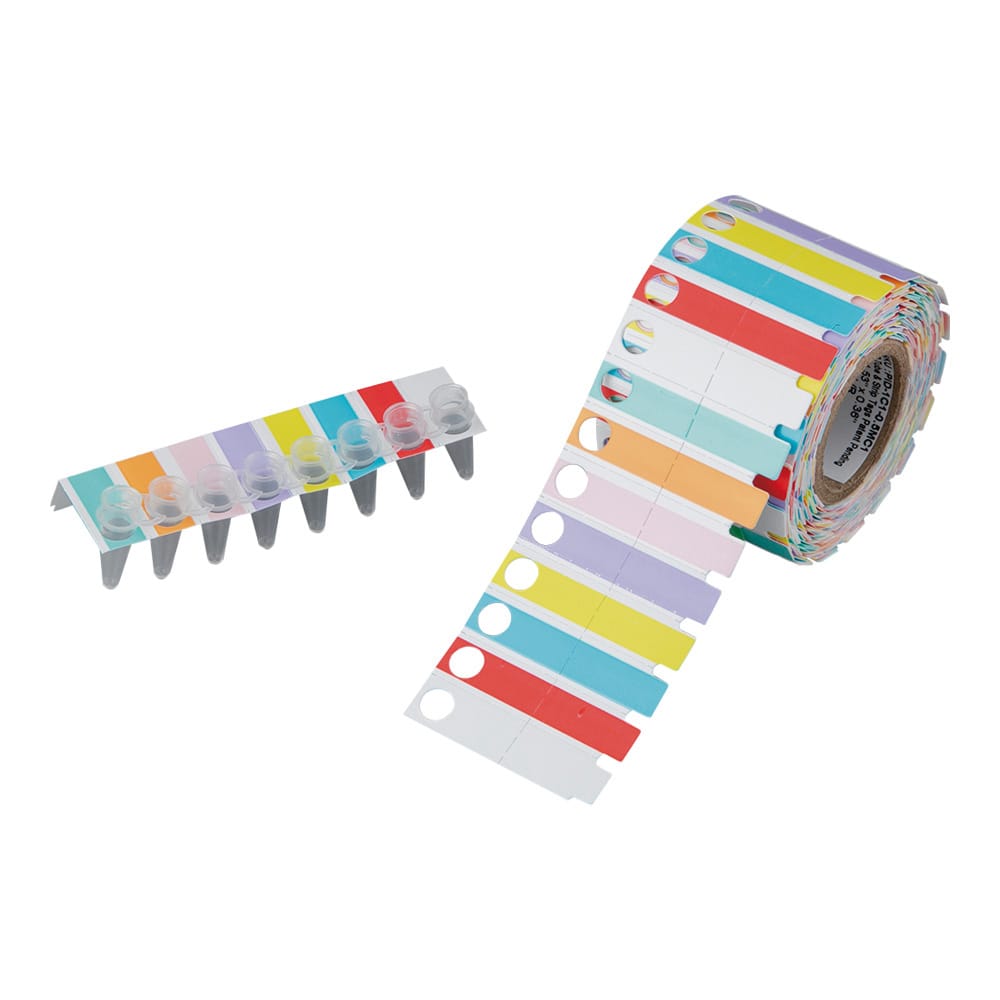 GA International PCR用タグ (TagTrax) マルチカラー 1巻 (500枚入) PID-1C1-0.5MC1 1巻 (ご注文単位1巻) 【直送品】