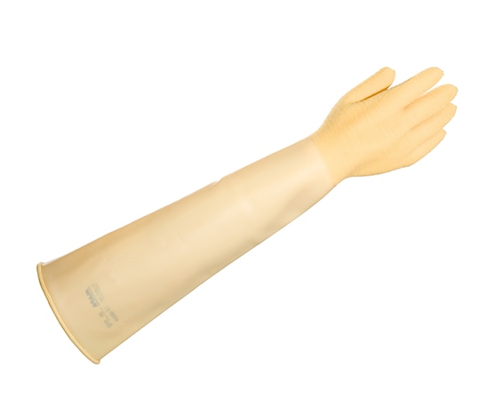 MAPA 耐薬品天然ゴム手袋 (厚手タイプ) 600mm Alto285-9 M285-8 1双 (ご注文単位1双) 【直送品】
