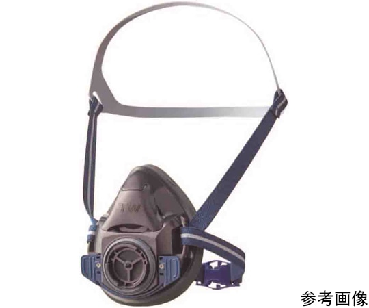重松製作所 防じん・防毒両検定マスク/半面形/ Lサイズ/烏羽色 (ブラック) TW01C/HB (L) BK 1個 (ご注文単位1個) 【直送品】