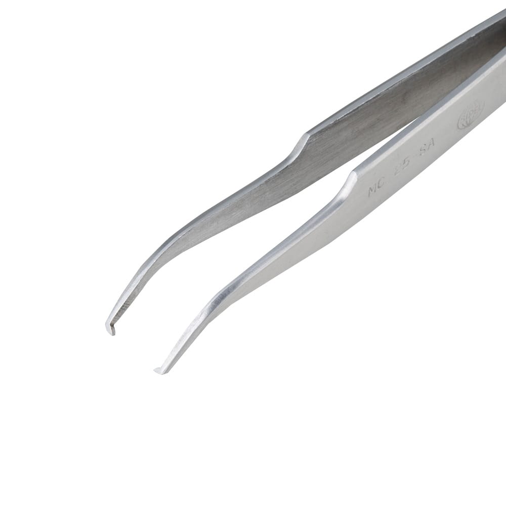 アズワン ミクロカッティングピンセット 110mm 1mm 90°MC25-SA 1本 (ご注文単位1本) 【直送品】