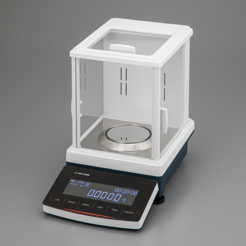 アズワン 分離型分析天秤 (内蔵分銅タイプ) 秤量220g 最小表示0.1mgAEB-224 1台 (ご注文単位1台) 【直送品】