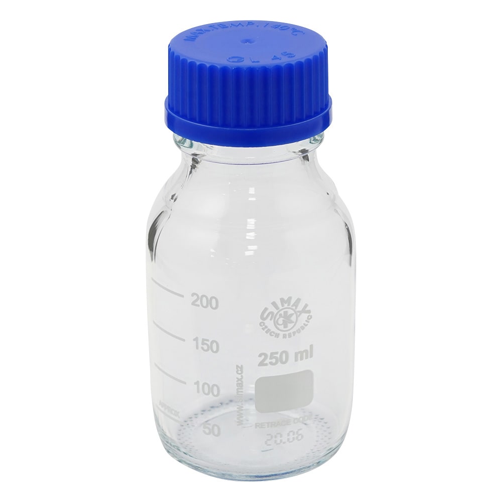 アズワン ネジ口メディウム瓶 250mL 滅菌済2070 M/250 1個 (ご注文単位1個) 【直送品】