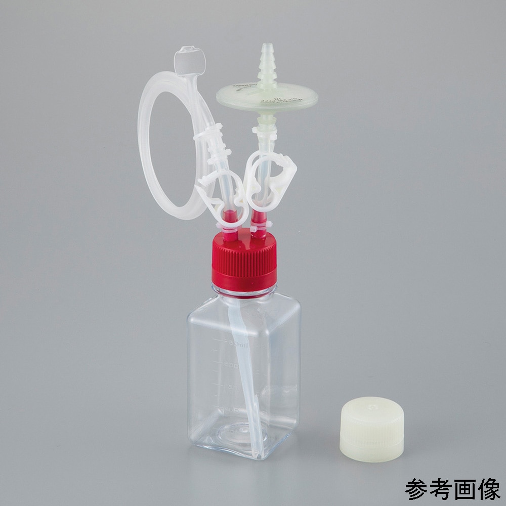 アズワン 四角培養瓶クローズドシステム 125mL γ線滅菌済CC088125-A2x1 1個 (ご注文単位1個) 【直送品】
