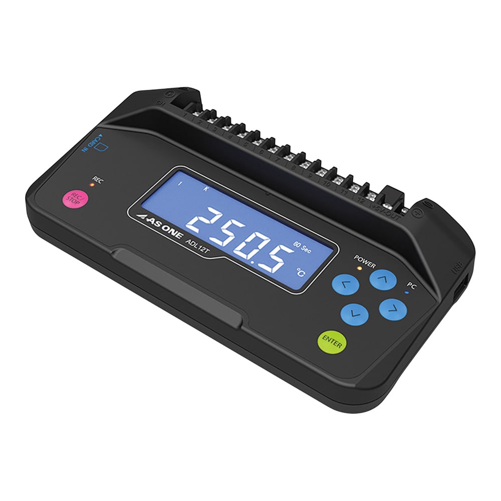 アズワン 12CHデータロガー (温度・電圧・湿度) ADL12T 1台 (ご注文単位1台) 【直送品】