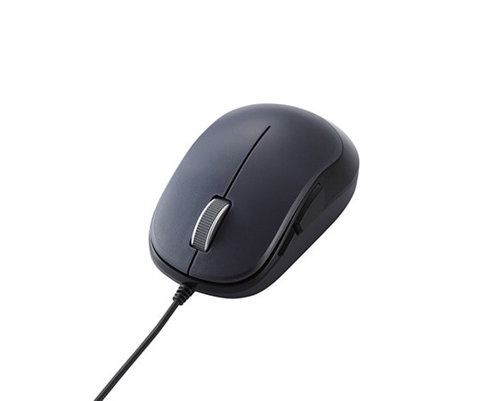 エレコム 5ボタンBlueLED有線マウス ブラックM-Y9UBBK 1個 (ご注文単位1個) 【直送品】
