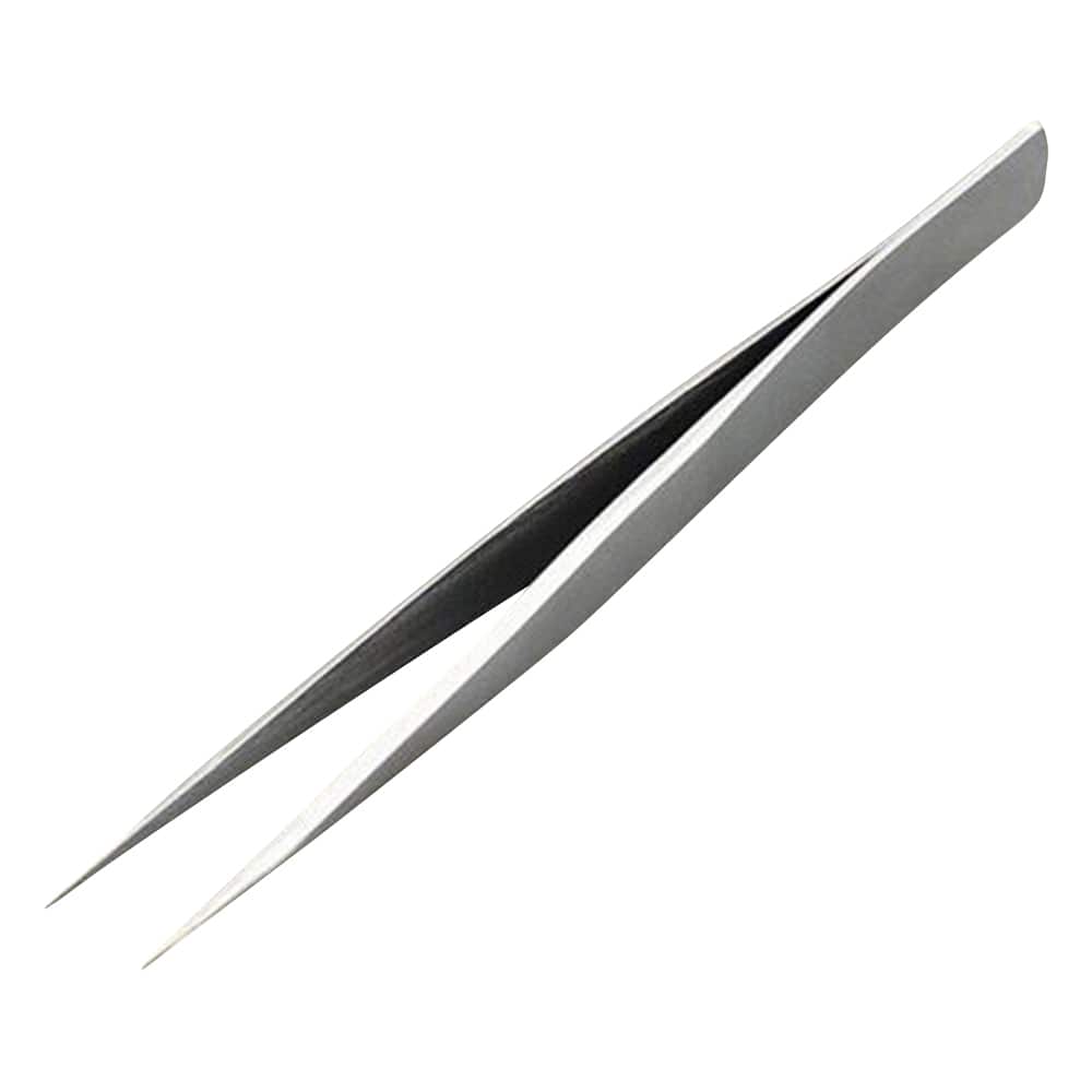 アズワン ステンレスピンセット 滅菌済 全長125mm 先端サイズ60mm60SA 1個 (ご注文単位1個) 【直送品】