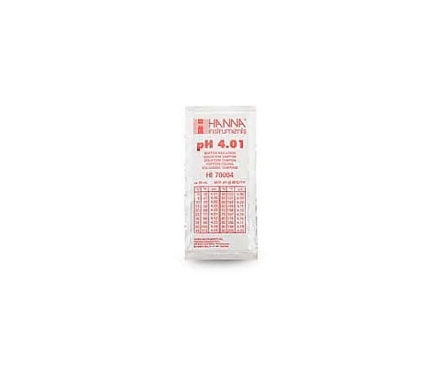 ハンナ インスツルメンツ pH標準液 (スタンダードタイプ) pH4.01 1個HI70004P 1個 (ご注文単位1個) 【直送品】
