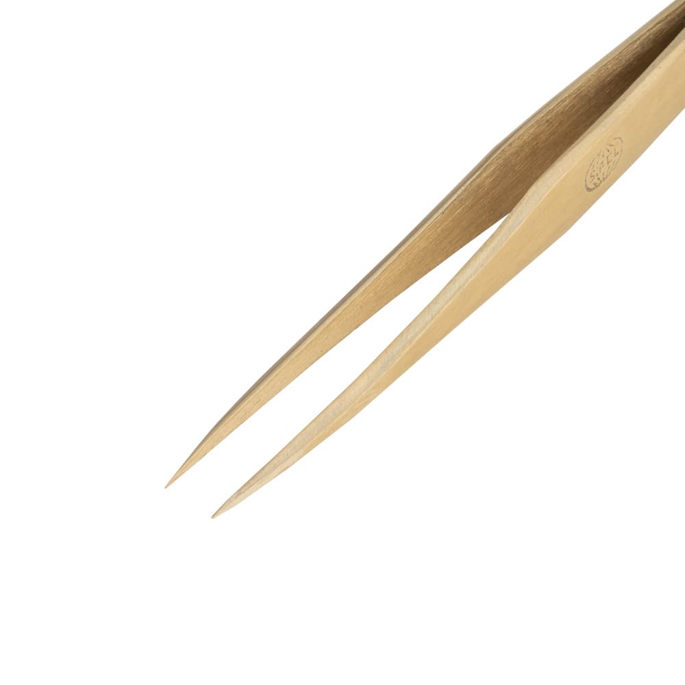 アズワン 真鍮ピンセット 110mm 0.4mm3C-BRASS/P 1本 (ご注文単位1本) 【直送品】