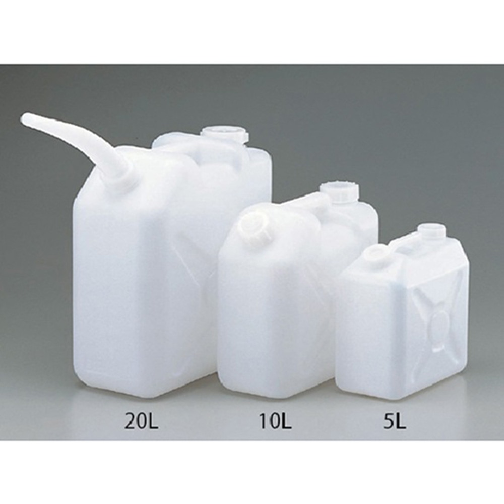 ニッコー・ハンセン 平角缶 (2ヶ口) 20L ノズル付20LN 1本 (ご注文単位1本) 【直送品】