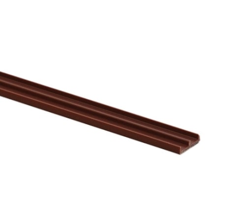 光 レール下部 (チョコ) 5mm×1000mmPR7501 1本 (ご注文単位1本) 【直送品】