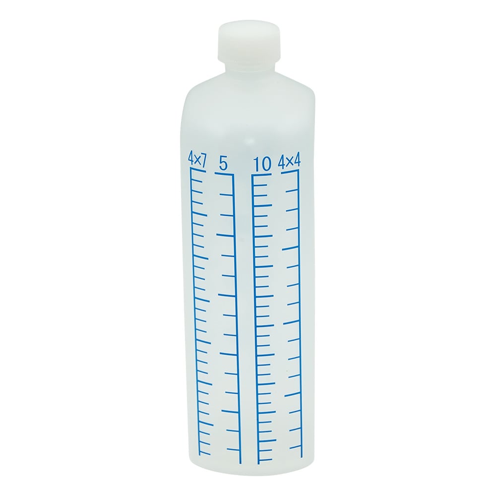 アズワン 投薬瓶 (カラー目盛付) 500mL 未滅菌40本入り 1袋 (ご注文単位1袋) 【直送品】