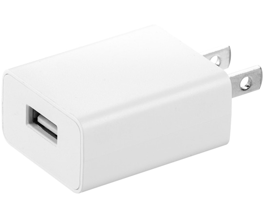 サンワサプライ USB充電器 (1A・ホワイト) ACA-IP86W 1セット (ご注文単位1セット) 【直送品】
