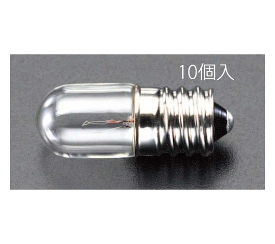 エスコ 24V/0.11A/E12 パネル球 (10個) EA758ZA-23A 1袋 (ご注文単位1袋) 【直送品】
