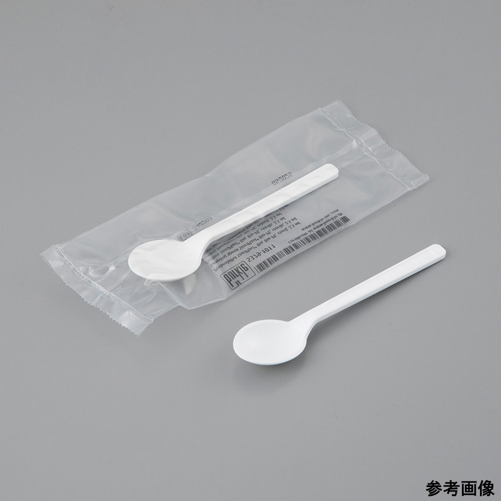 アズワン エコロジースプーン γ線滅菌済 2.5mL 1箱 (1本×100袋入) 5379-1012 1箱 (ご注文単位1箱) 【直送品】