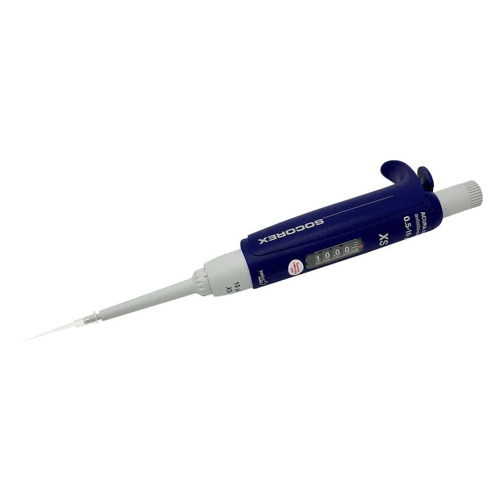 ソコレックス マイクロピペット (アキュラ) 0.5～10μL826.0010 1本 (ご注文単位1本) 【直送品】