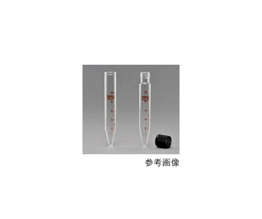 AGCテクノグラス・IWAKI 遠心沈澱管 円錐 ネジ付 キャップ付 目盛付 10mL 10本8082CTF10 1箱 (ご注文単位1箱) 【直送品】