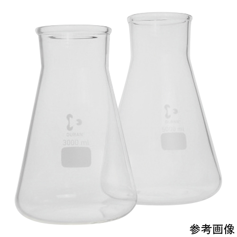 アズワン 広口三角フラスコ 10L212278602 1個 (ご注文単位1個) 【直送品】