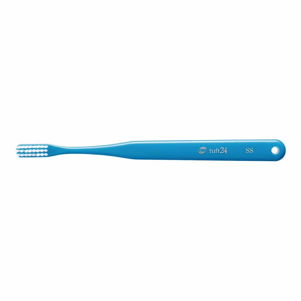 オーラルケア タフト24 SS キャップ付 ブルー 25本入00020006 1箱 (ご注文単位1箱) 【直送品】