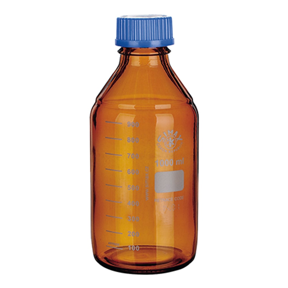 アズワン ネジ口メディウム瓶 (遮光) 1000mL 滅菌済2070H/1000 1個 (ご注文単位1個) 【直送品】