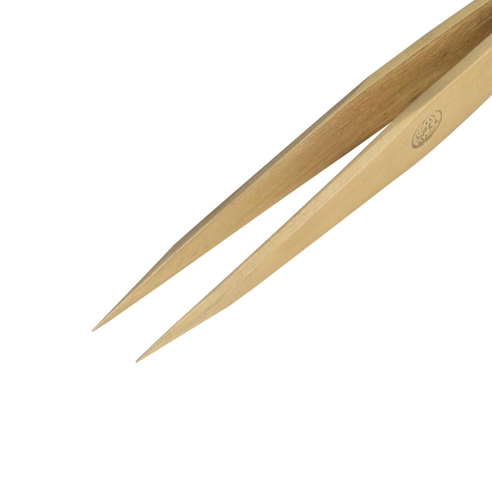 アズワン 真鍮ピンセット 115mm 0.6mmAM-BRASS/P 1本 (ご注文単位1本) 【直送品】