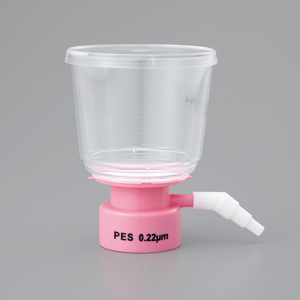 アズワン ビオラモボトルトップフィルター (PVDF・0.45μm) 500mL γ線滅菌済 24個入VBTPV45-500 1箱 (ご注文単位1箱) 【直送品】