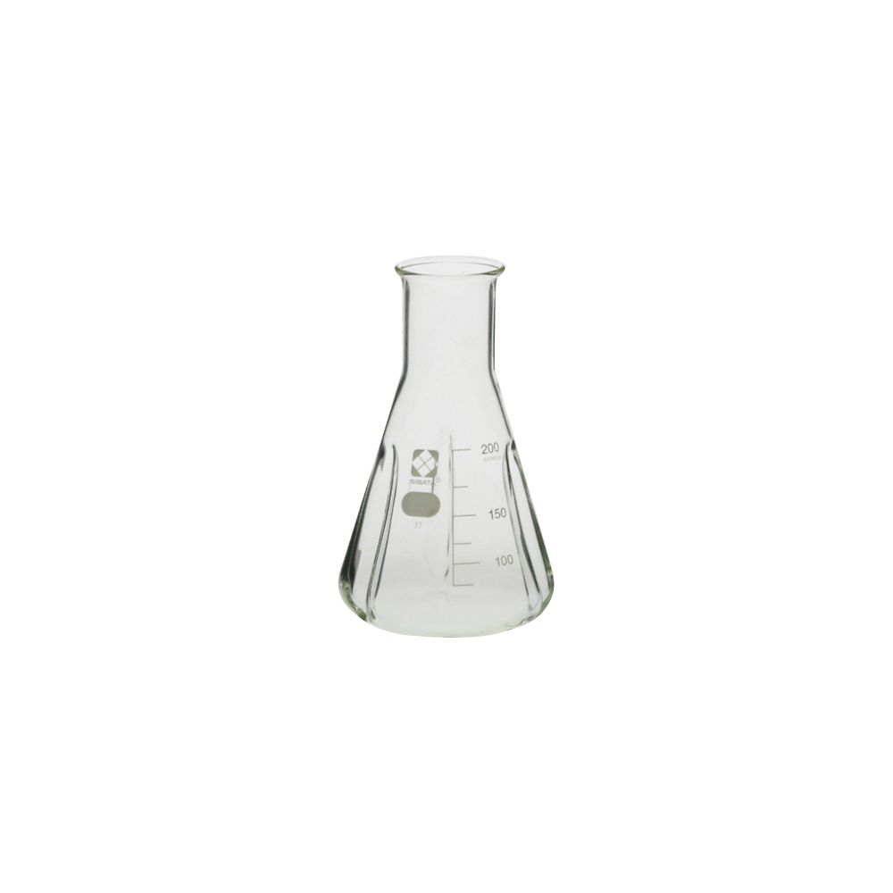 柴田科学 バッフル三角フラスコ 200mL 1本 (ご注文単位1本) 【直送品】