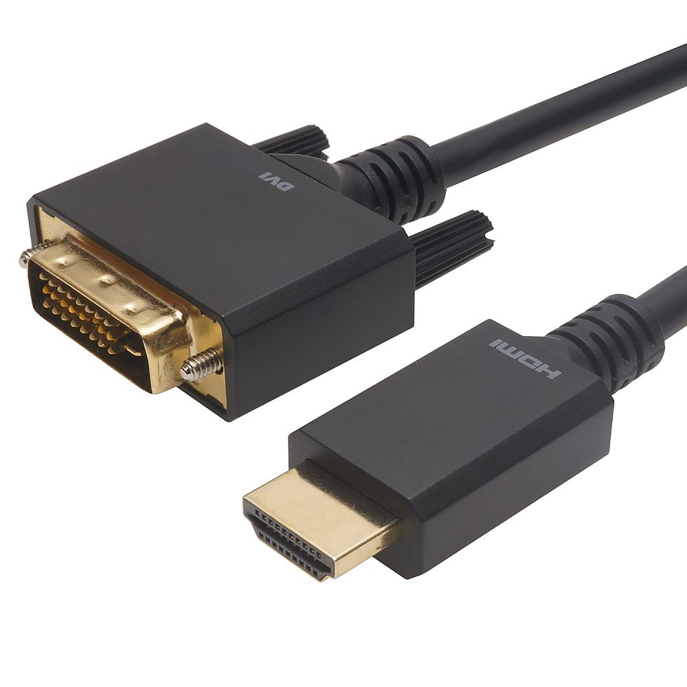 ホーリック HDMI-DVI変換ケーブル 2mHADV20-702BB 1本 (ご注文単位1本) 【直送品】