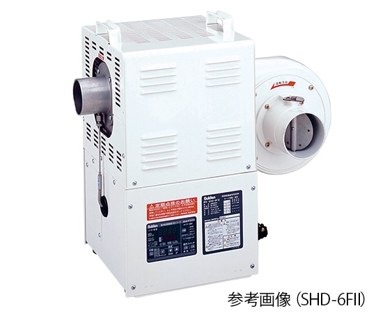 スイデン 熱風機(デジタル電子温度制御室) 3.7/4.3(?/min) 300℃ 3相200V SHD-4FⅡ SHD-4FII 1台(ご注文単位1台)【直送品】