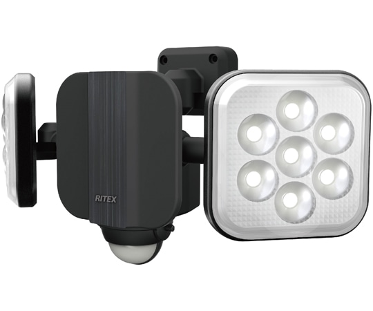 ライテックス 11W×2灯 フリーアーム式 LEDセンサーライト LED-AC2022 1台(ご注文単位1台)【直送品】