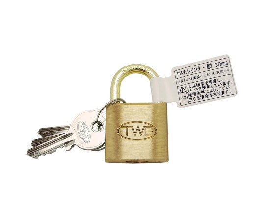 和気産業 TWE シリンダー錠 30mm  1個(ご注文単位1個)【直送品】