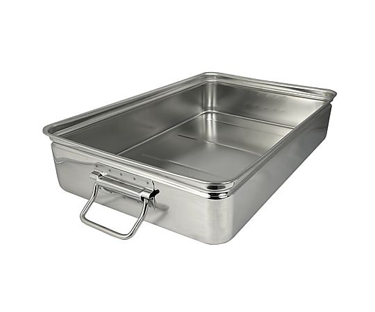 スギコ産業 スギコ 18-8 手付番重(丸棒取手) 大 深型11cm SH-5537-11H 1枚(ご注文単位1枚)【直送品】