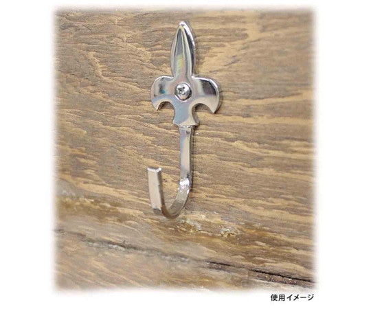 和気産業 ニッケル装飾フック プレーン 幅29mm×高さ71mm IK-301 1個（ご注文単位1個）【直送品】