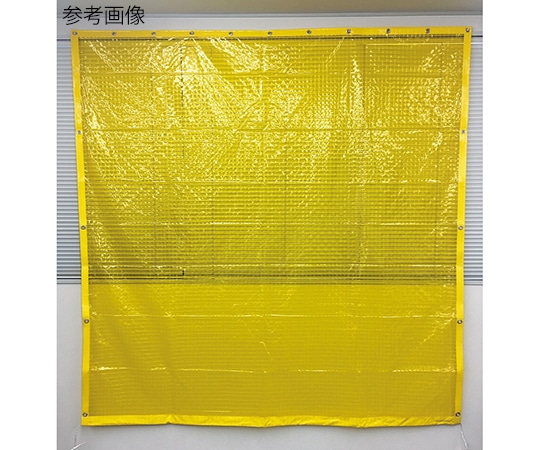 アズワン 防虫イエローシート 1500×2000×0.3mm ターポリン補強 1枚 (ご注文単位1枚)【直送品】