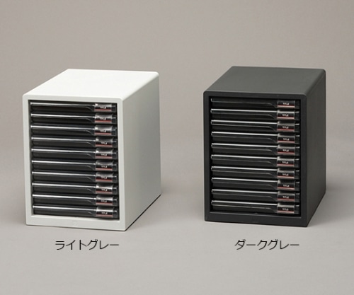アイリスオーヤマ レターケーススリム ダークグレー L-10SR 1個(ご注文単位1個)【直送品】