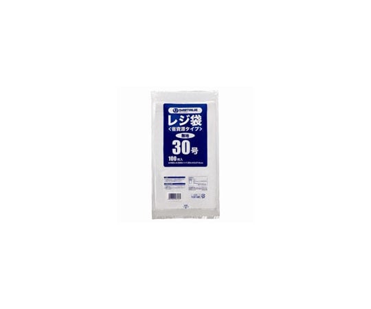 スマートバリュー レジ袋(省資源タイプ) No.30 100枚 B730J 1パック（ご注文単位1パック）【直送品】