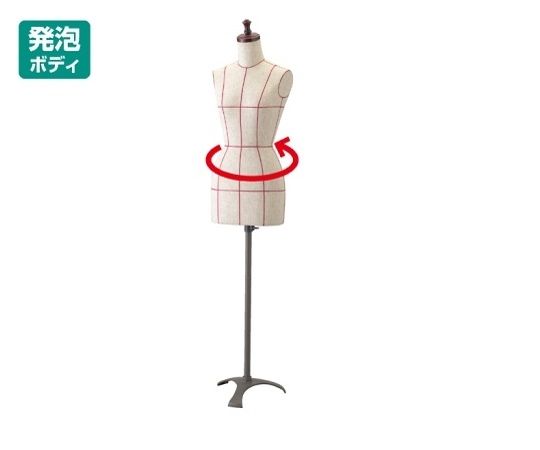 ストア・エキスプレス 婦人縫製用芯地張ボディ ガイド付き 9号(バスト81cm) 61-180-3-2 1台(ご注文単位1台)【直送品】