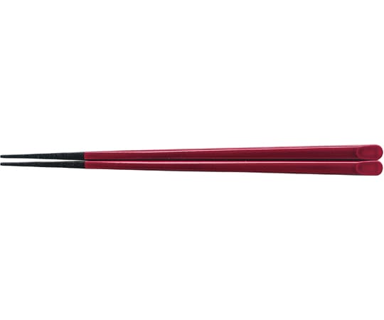 福井クラフト 抗)22.5cm 天削先角箸 漆調溜先乾漆 62160450 1個（ご注文単位1個）【直送品】