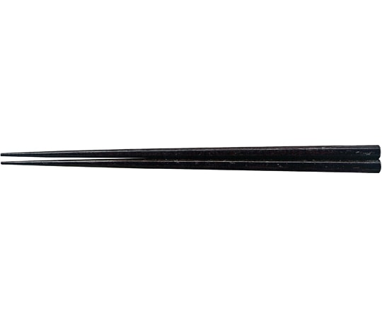 福井クラフト 木製23cm 八角箸 木地呂マット黒 62160910 1個（ご注文単位1個）【直送品】