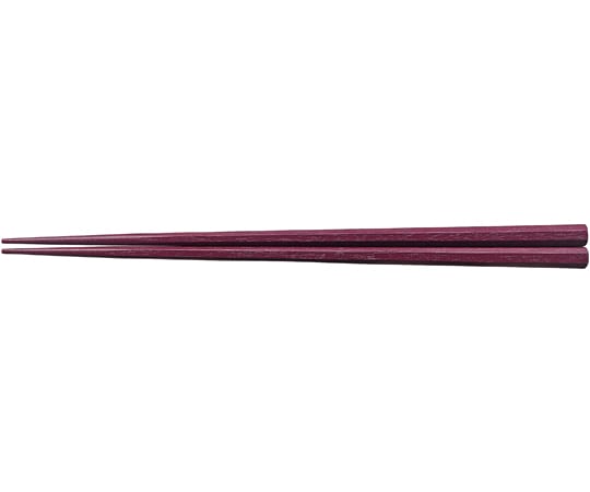 福井クラフト 木製23cm 八角箸 木地呂マットなす紺 62160950 1個（ご注文単位1個）【直送品】