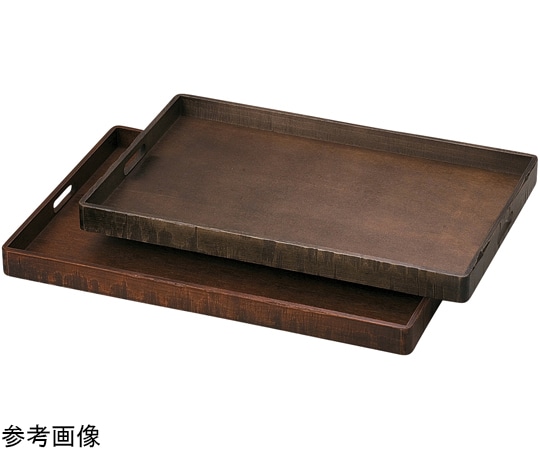 福井クラフト 木)2尺 荒彫脇取盆 よもぎ塗 16913440 1個（ご注文単位1個）【直送品】