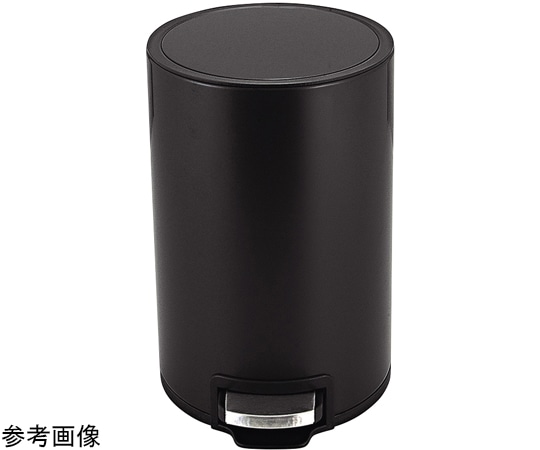 福井クラフト 12L ゴミ箱(黒)ペダル式・内バケツ付 11020870 1個（ご注文単位1個）【直送品】
