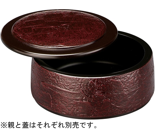 福井クラフト DXちらし 油彩漆刻(蓋) 12041150 1個（ご注文単位1個）【直送品】