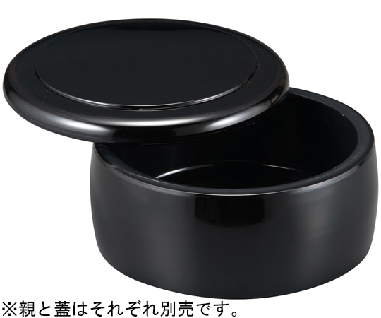 福井クラフト DX太鼓ちらし 黒(蓋) 50262095 1個（ご注文単位1個）【直送品】