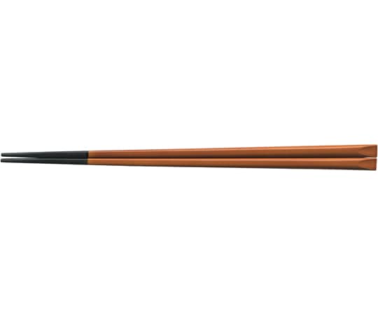 福井クラフト PBT22.5cm 舟型長角丸箸 春慶塗 90022617 1個（ご注文単位1個）【直送品】