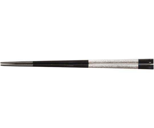 福井クラフト PBT22.5cm 舟型長角丸箸 銀盛り帯 30011770 1個（ご注文単位1個）【直送品】
