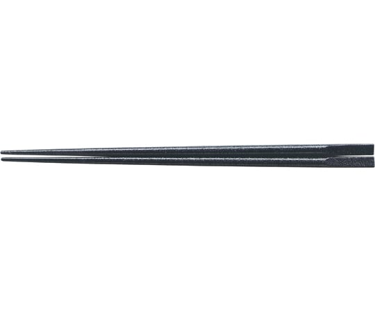 福井クラフト PBT22.5cm 細身両天削丸箸 黒乾漆 90031926 1個（ご注文単位1個）【直送品】