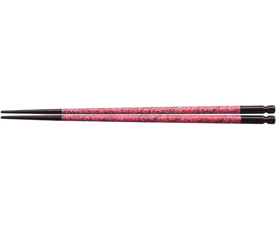 福井クラフト PBT22.5cm 溝彫丸箸 赤菊詰 90031955 1個（ご注文単位1個）【直送品】